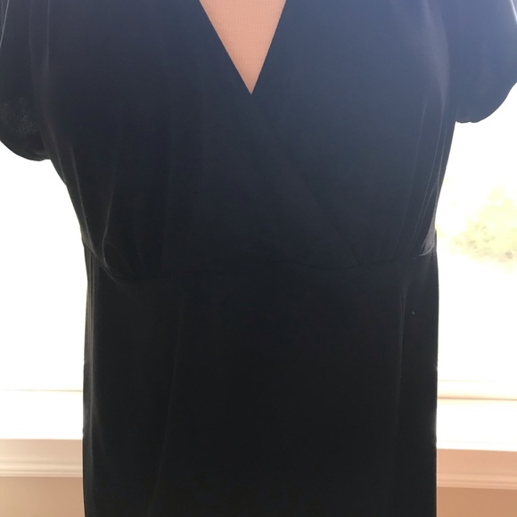 Maternity Short sleeve black blouse - Picture 5 of 8